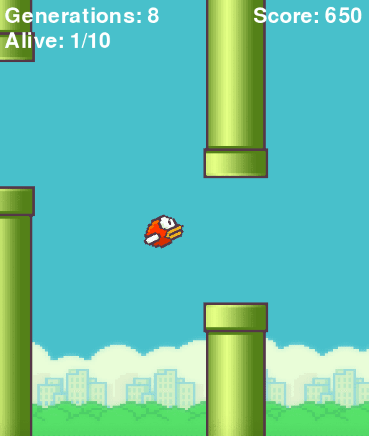 AI-Powered Flappy Bird