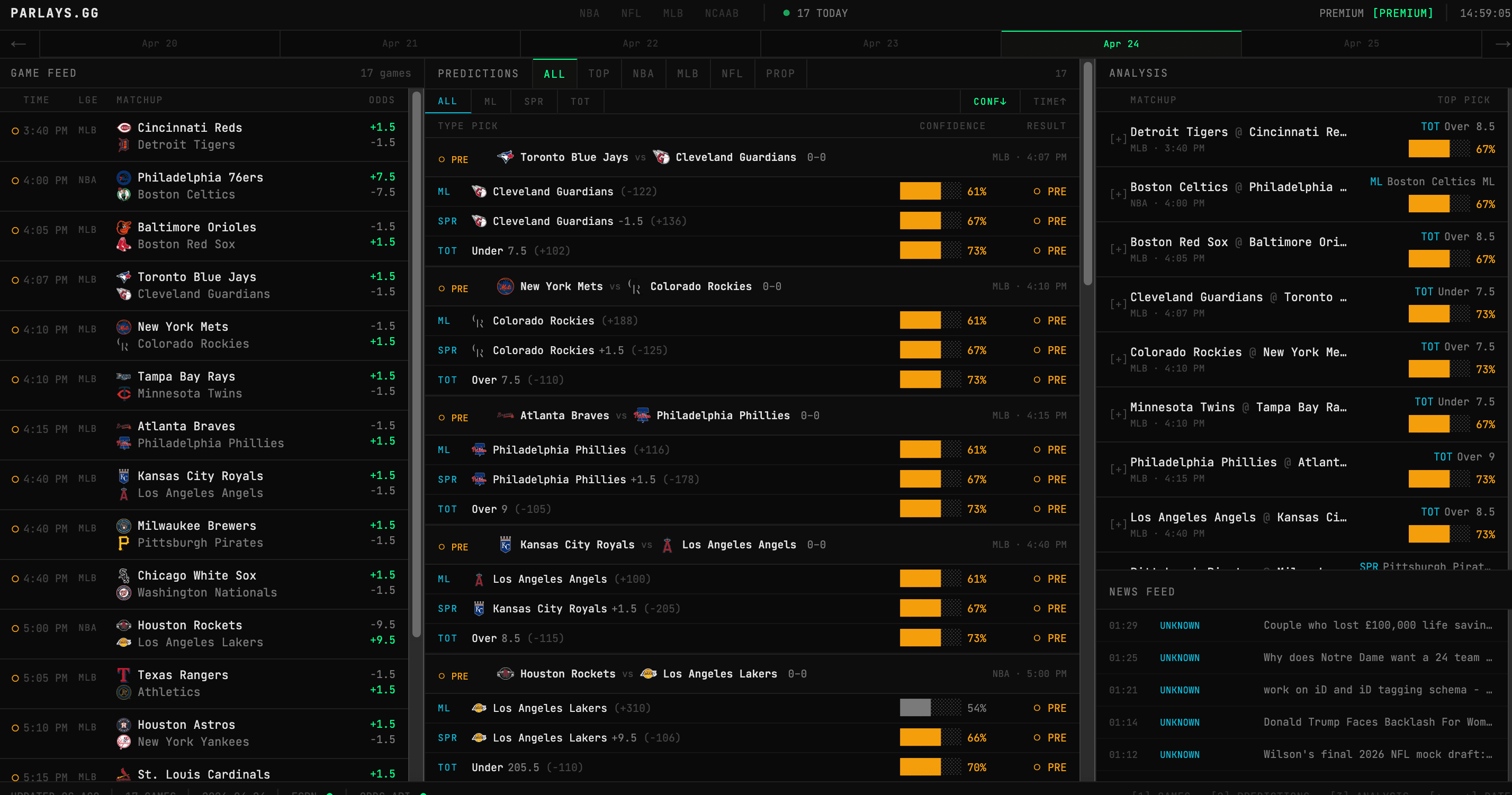 Machine Learning Sports Betting Analysis Tool screenshot 5