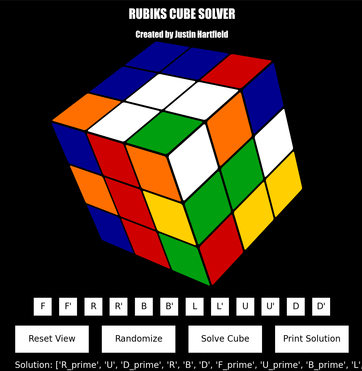 Rubik's Cube Solver